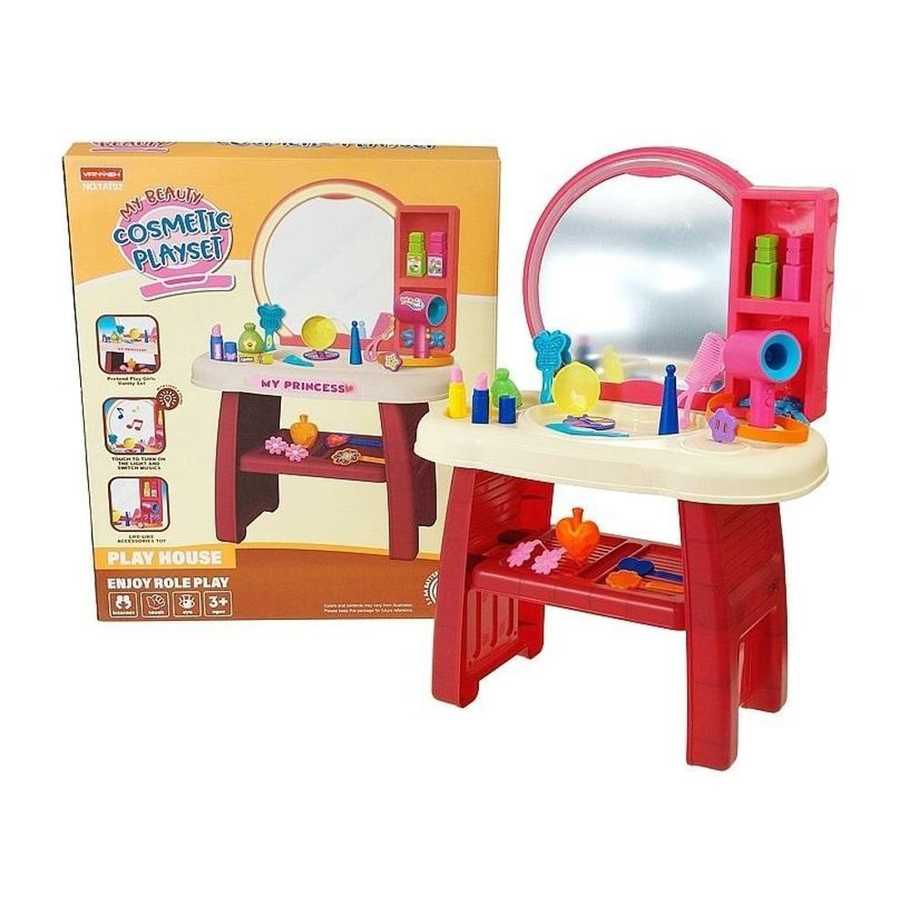 Toaletka z wyposażeniem światło i dźwięk