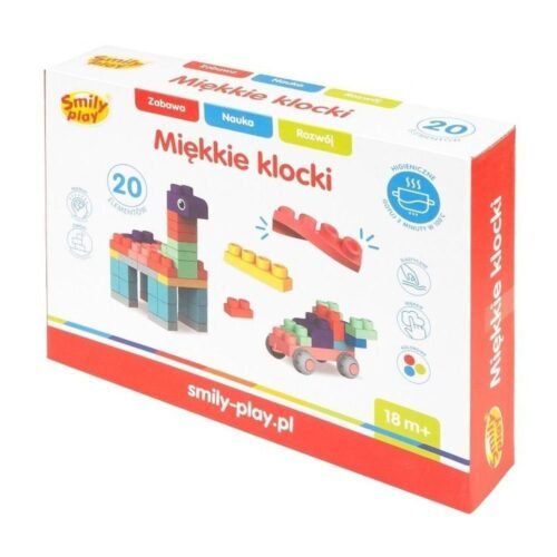 Klocki miękkie 20el