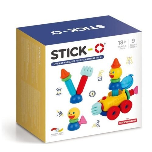 Magformers Stick-O Mój pierwszy zestaw z kołami