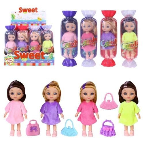 Lalka dziewczynka w cukierku 16cm