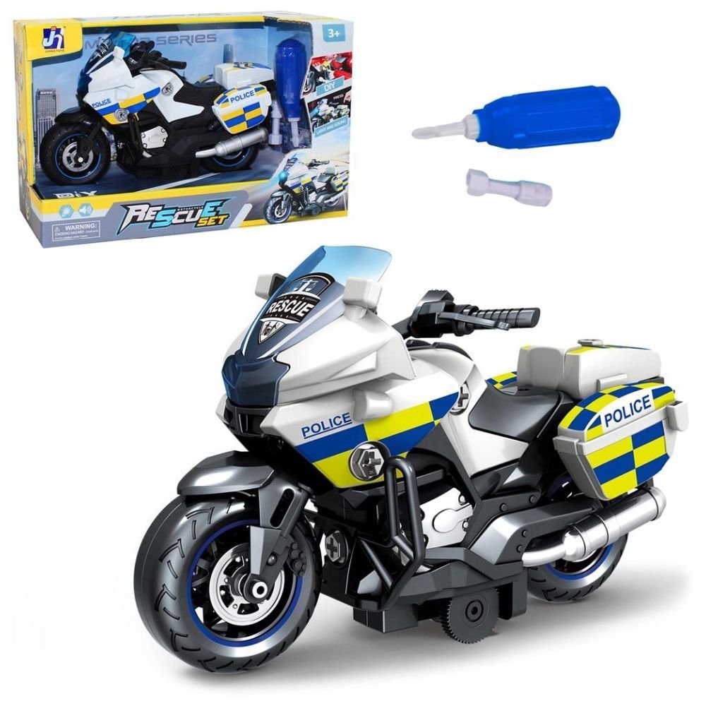 Motocykl policyjny rozkręcany na baterie