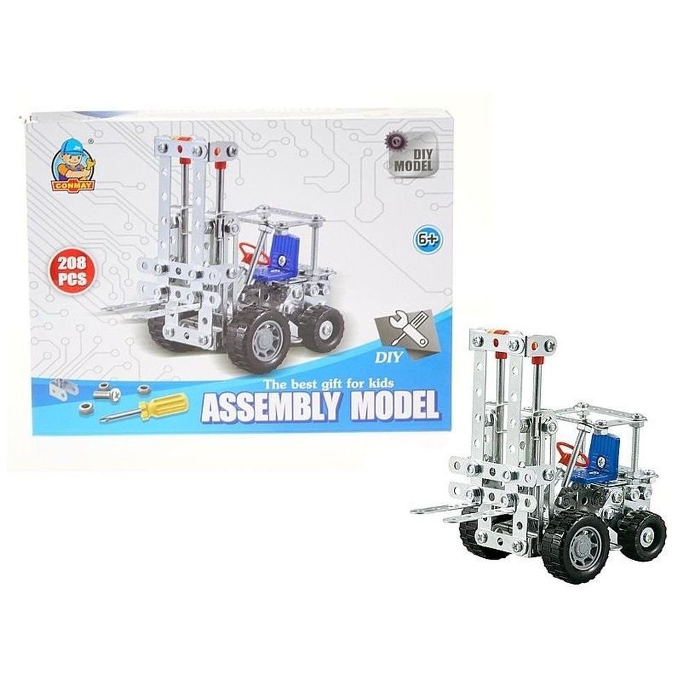 Klocki metalowe do skręcania 206el 24x18x5cm