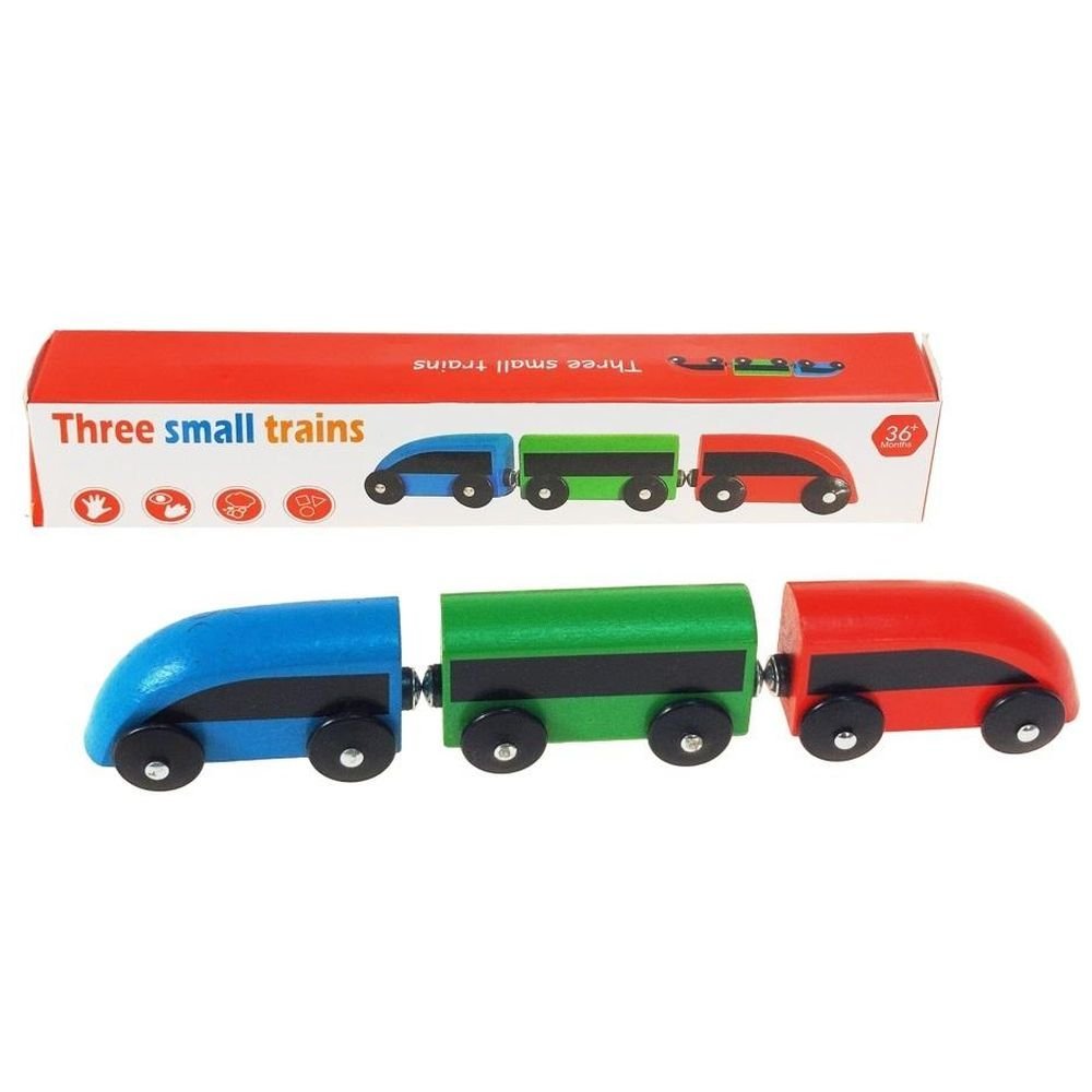 Pociąg drewniany 3 częściowy