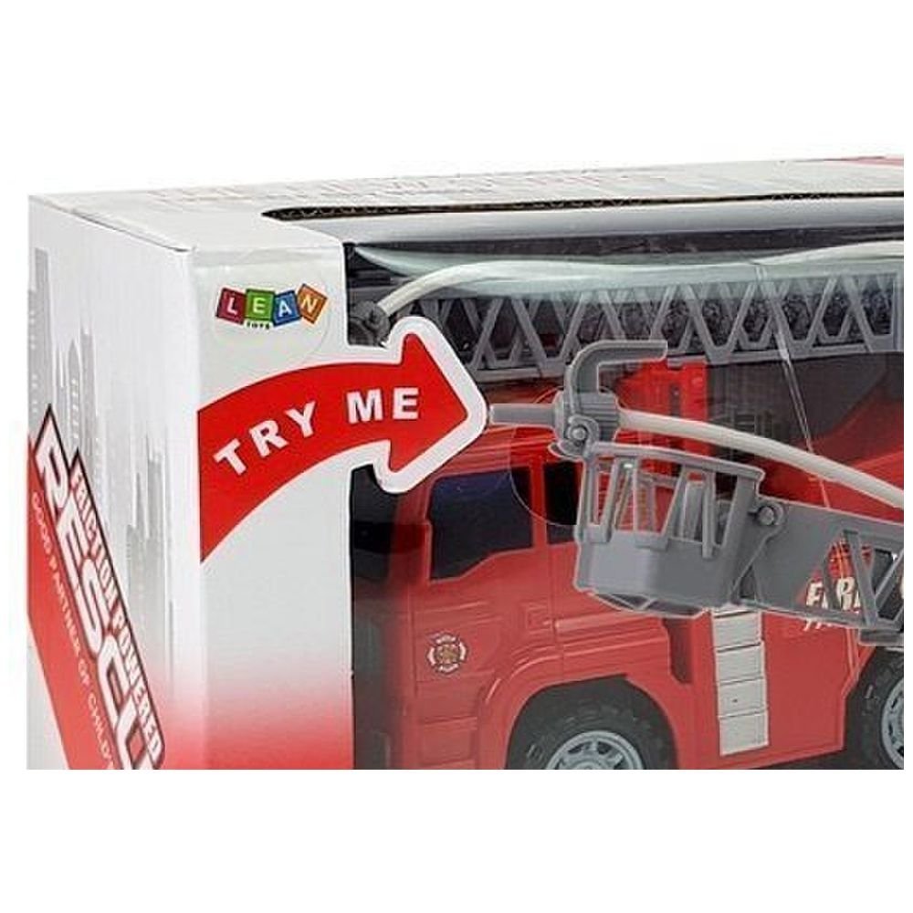 Straż pożarna z drabiną na baterie z wodą 1:20