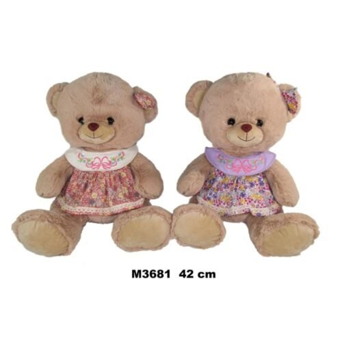 Miś w ubranku 42cm MIX