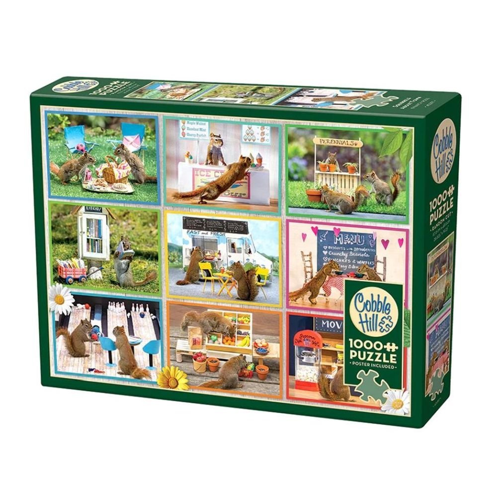 Puzzle 1000 Wiewiórki w wielkim mieście G3