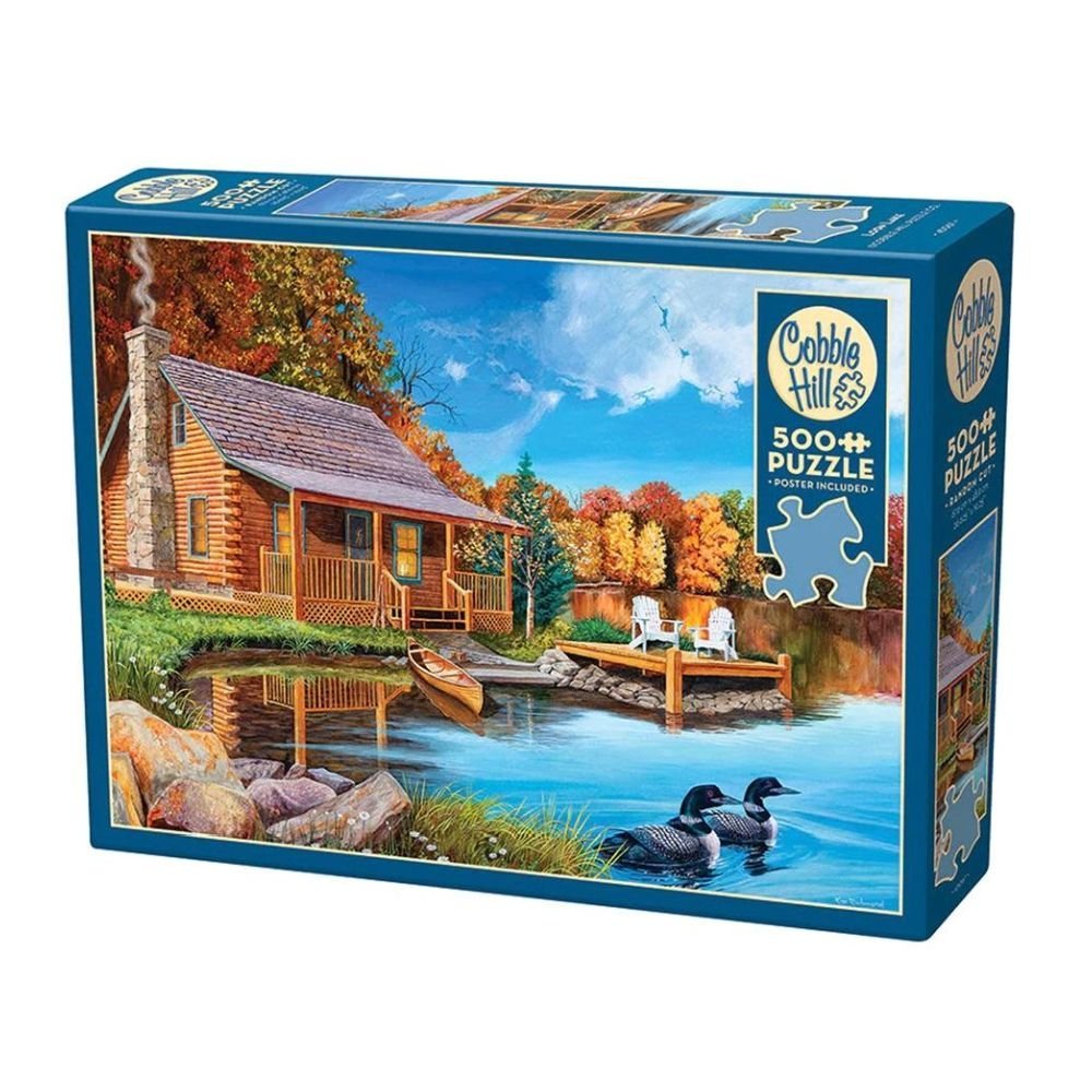 Puzzle 500 Dom nad jeziorem G3