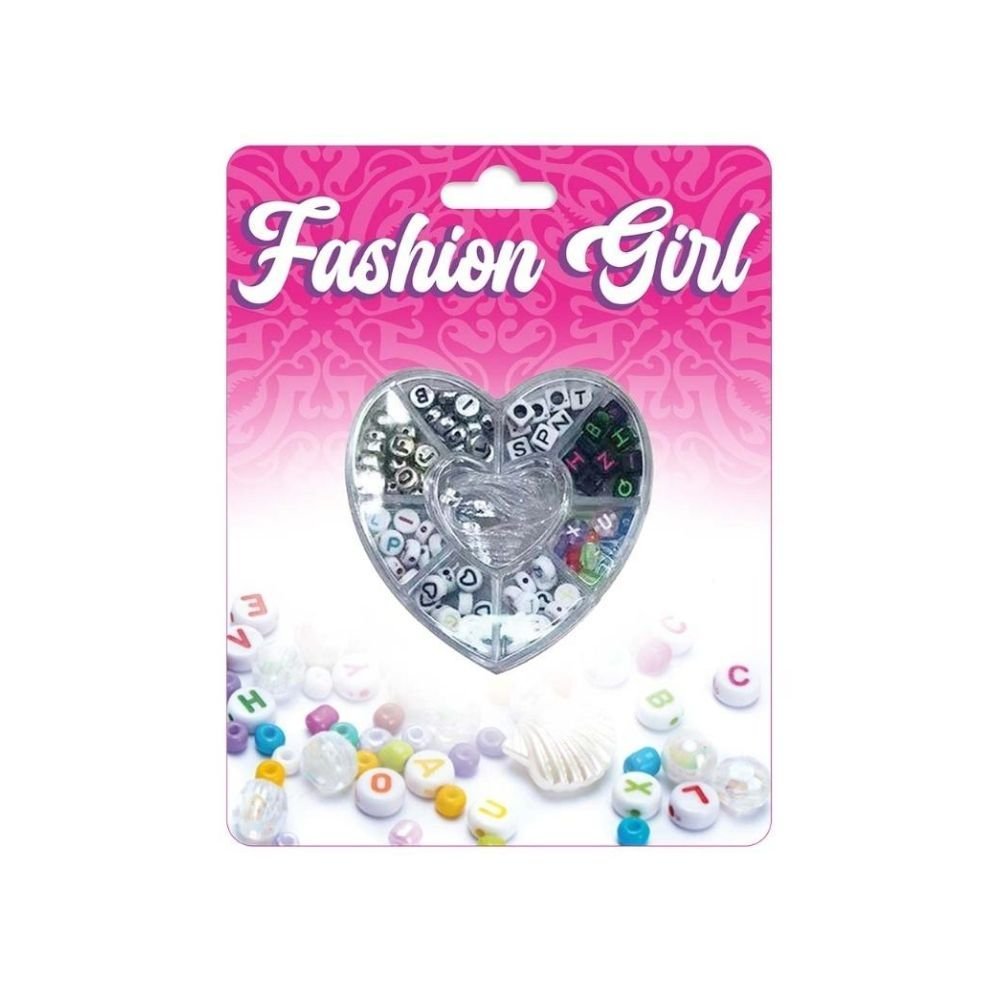 Zestaw koralików Serce 100el