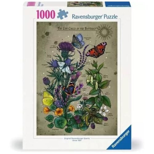 Puzzle 1000 Cykl życia motyla