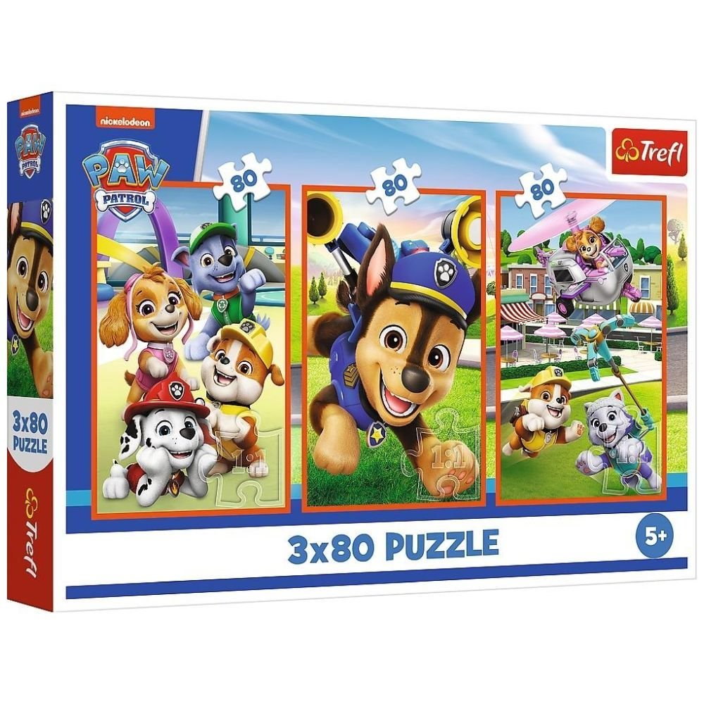 Puzzle 3x80 Psia zgraja TREFL