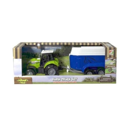 Traktor z przyczepą
