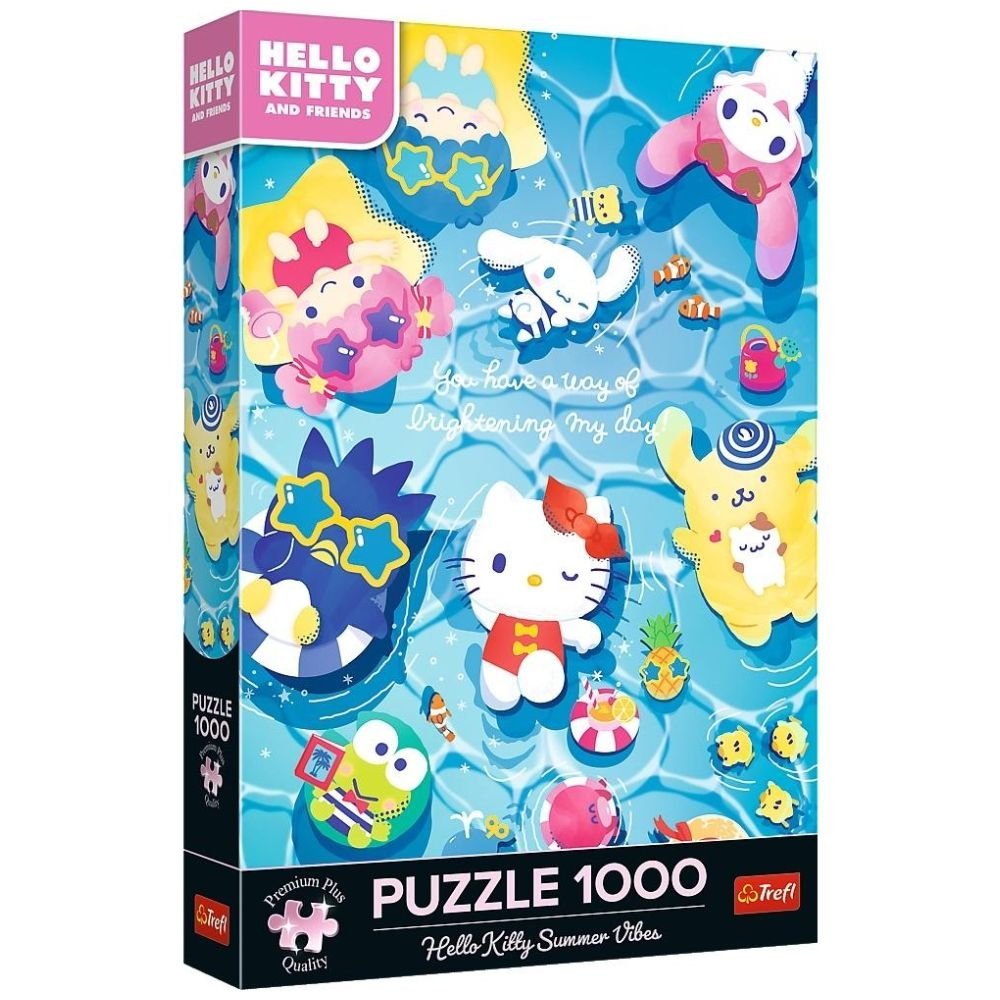 Puzzle 1000 Hello Kitty Letni relaks TREFL