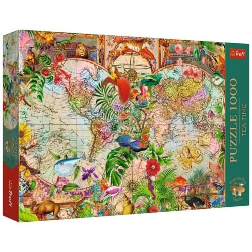 Puzzle 1000 Antyczna mapa świata TREFL