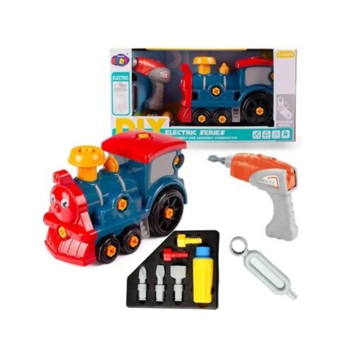 Pociąg, ciuchcia do skręcania z wkrętarką