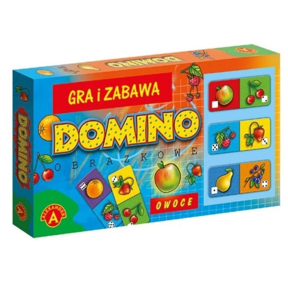 Domino obrazkowe Owoce ALEX