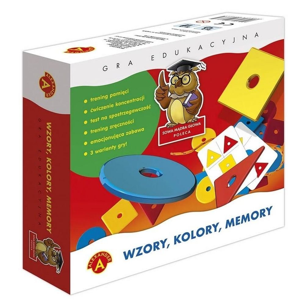 Wzory, kolory, memory ALEX