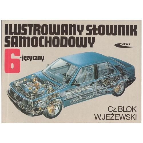 Ilustrowany słownik samochodowy 6-języczny