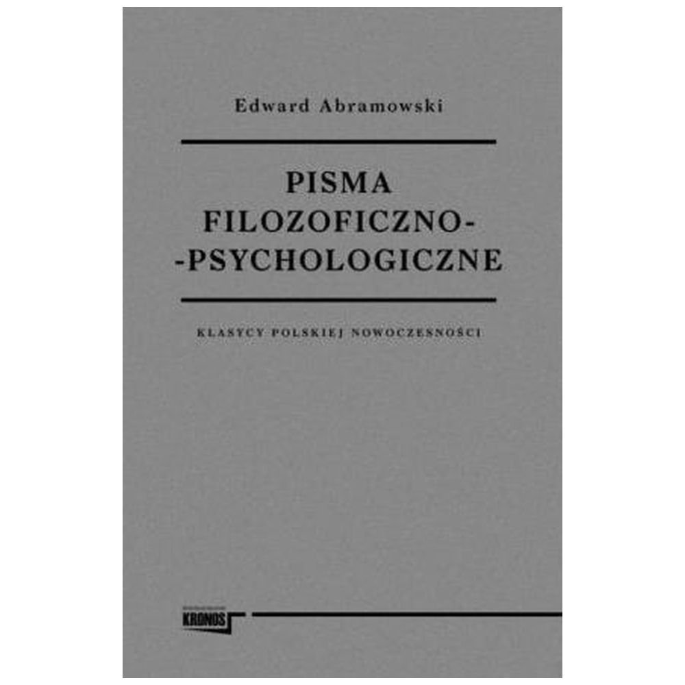 Pisma filozoficzno-psychologiczne