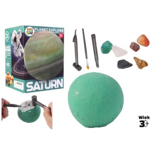 Wykopaliska minerałów planeta Saturn