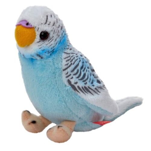 Papuga falista niebieska 13cm