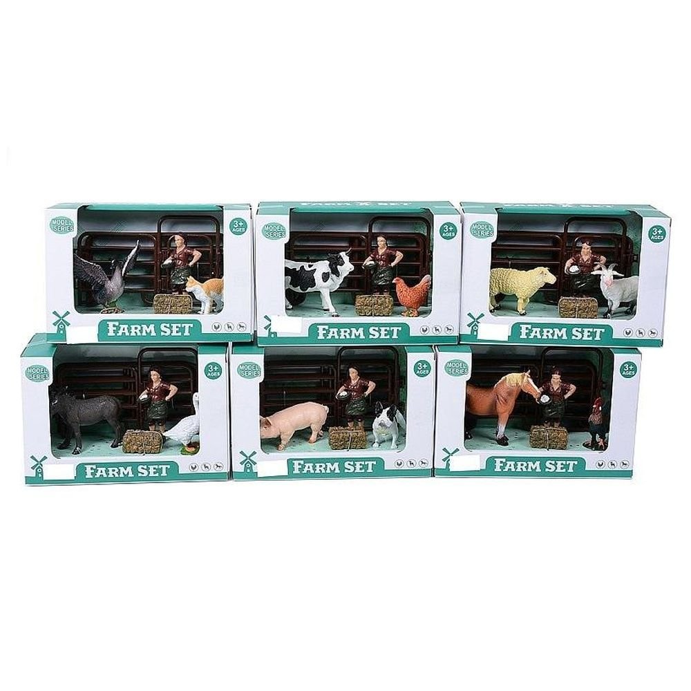 Zwierzęta wiejskie z akcesoriami MIX