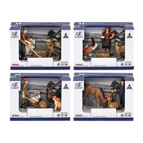 Zwierzęta wiejskie z akcesoriami MIX