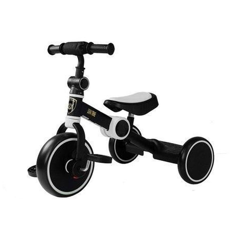 Rower trójkołowy czarno biały