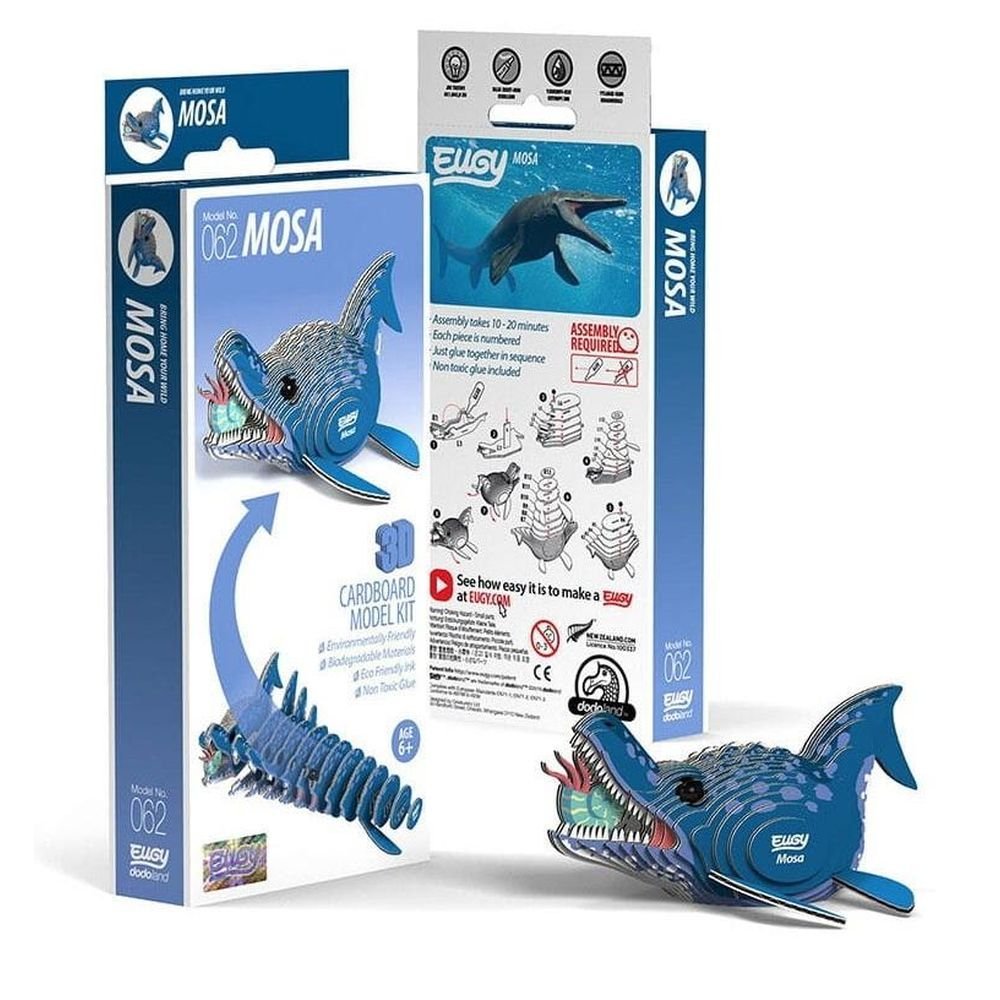 Dinozaur Mozazaur Eugy. Eko Układanka 3D