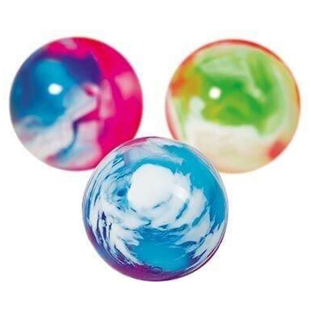 Kolorowa piłeczka kauczukowa 27mm mix