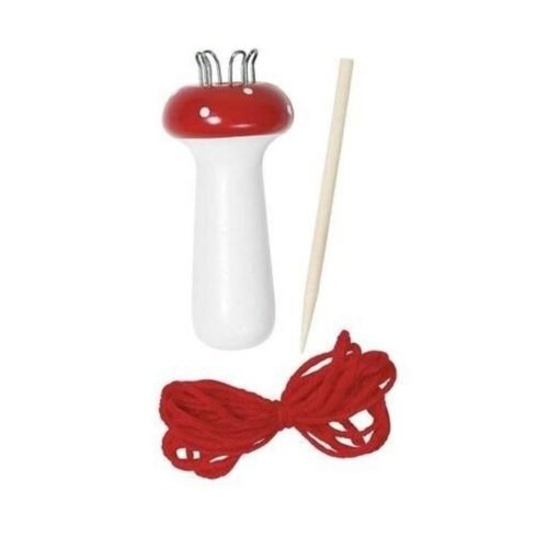 Drewniany grzybek do wyplatania