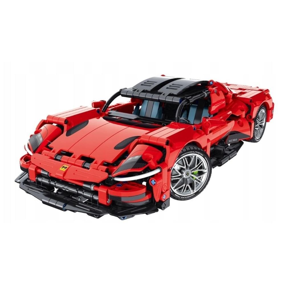 Klocki techniczne Super Car red