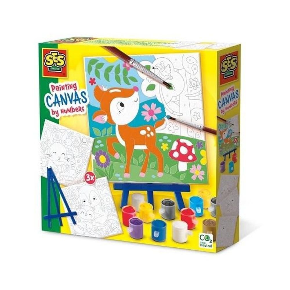 Malowanie po numerach Zwierzęta leśne