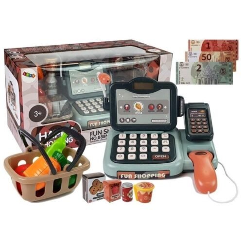 Zestaw sklepowy kasa z mikrofonem i terminalem