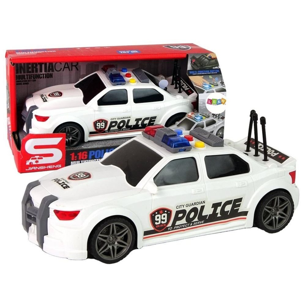 Policja 1:16 z dźwiękiem biała