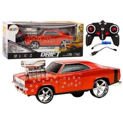 Auto R/C 1:18 Drift 360 światło dźwięk czerwony