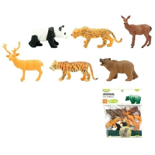 Zwierzęta zoo 6szt