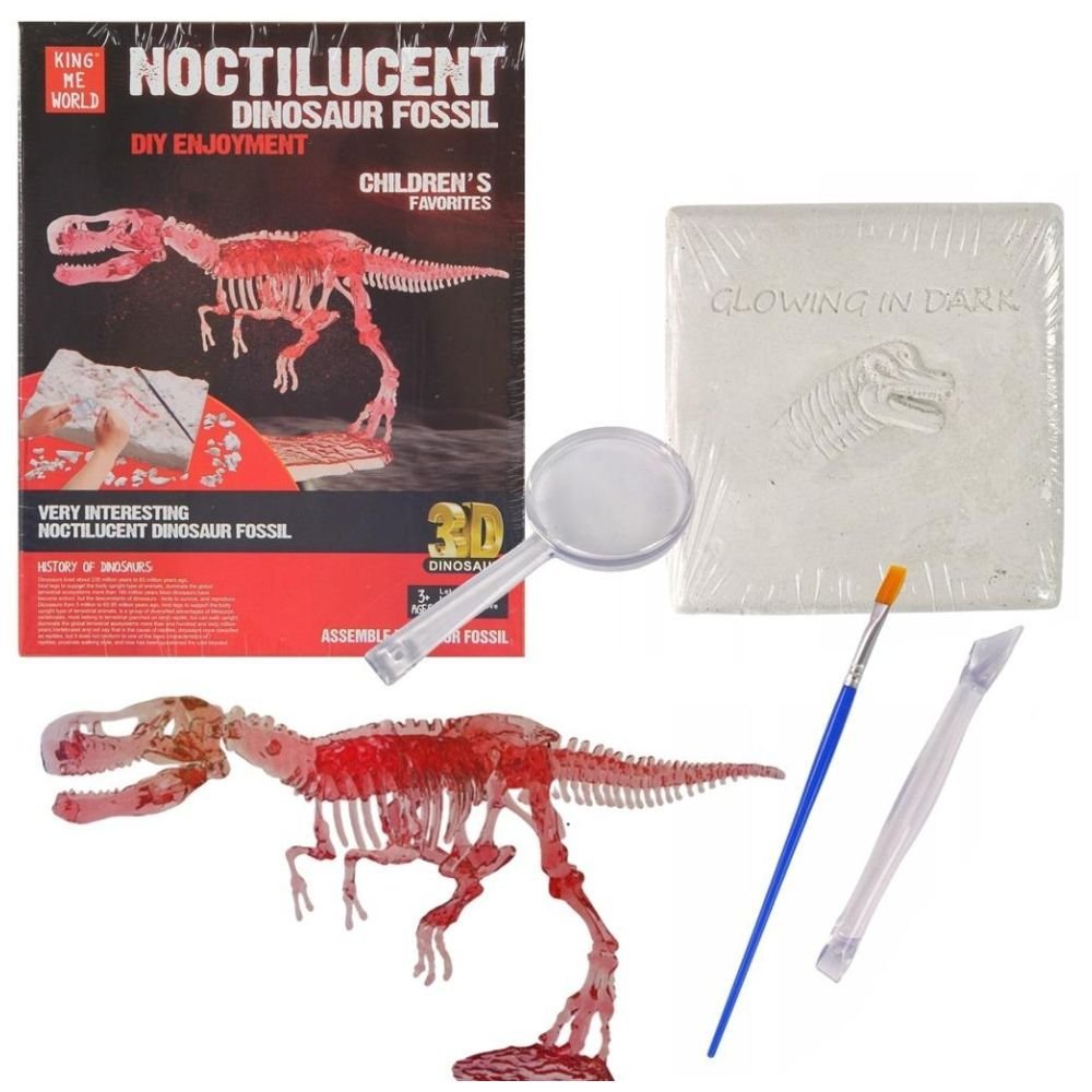 Wykopaliska paleontolog szkielet dinozaura