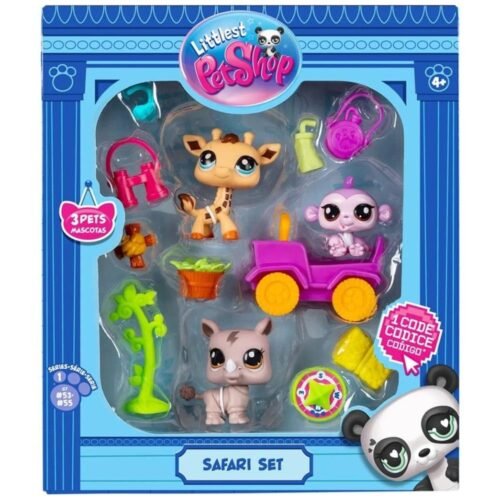 Littlest Pet Shop Zestaw Safari 3 figurki
