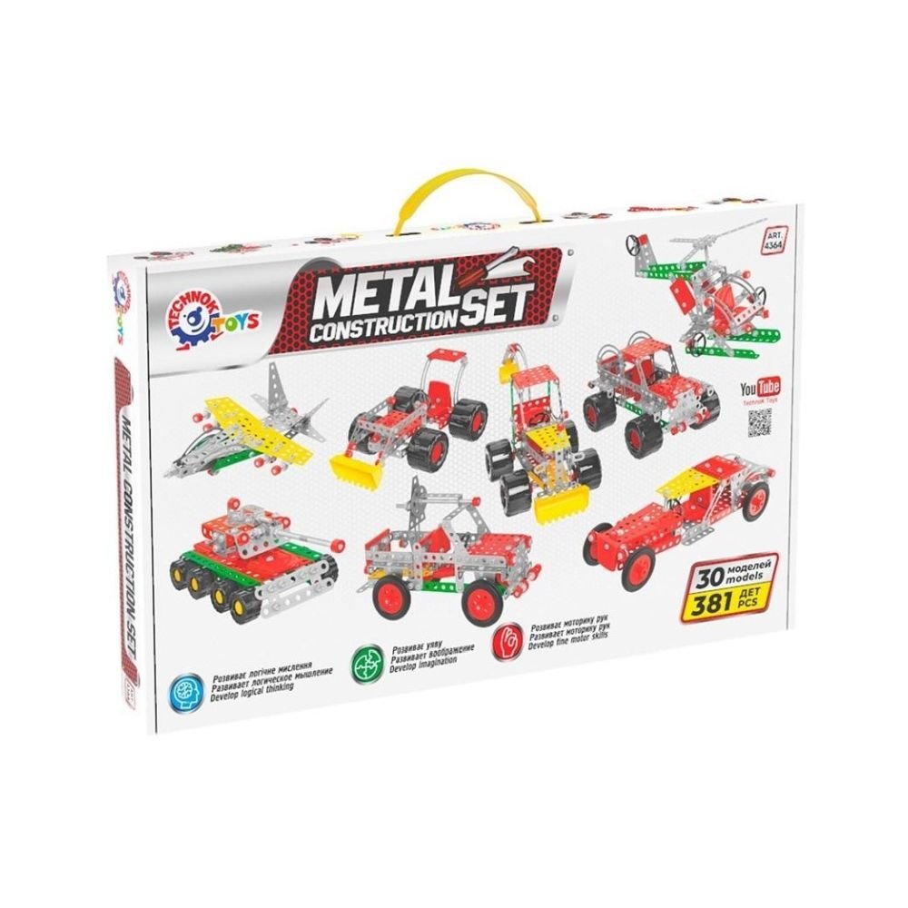 Konstruktor metalowy 381el