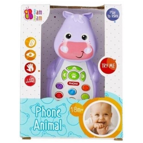 Telefonik hipopotam muzyczny BAM BAM