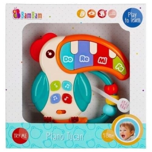 Pianinko tukan kolorowe BAM BAM