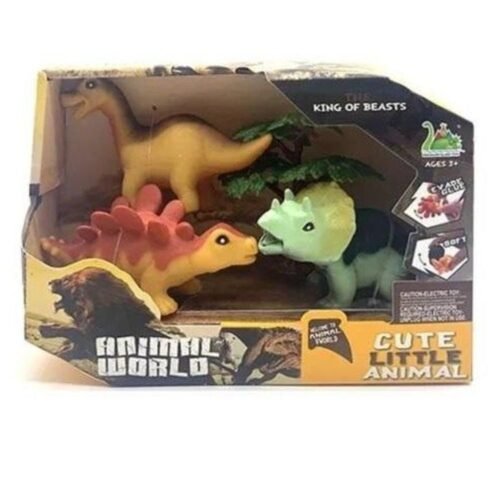 Zestaw dinozaurów 3 figurki