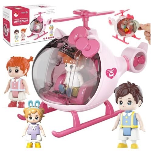 Helikopter z laleczkami