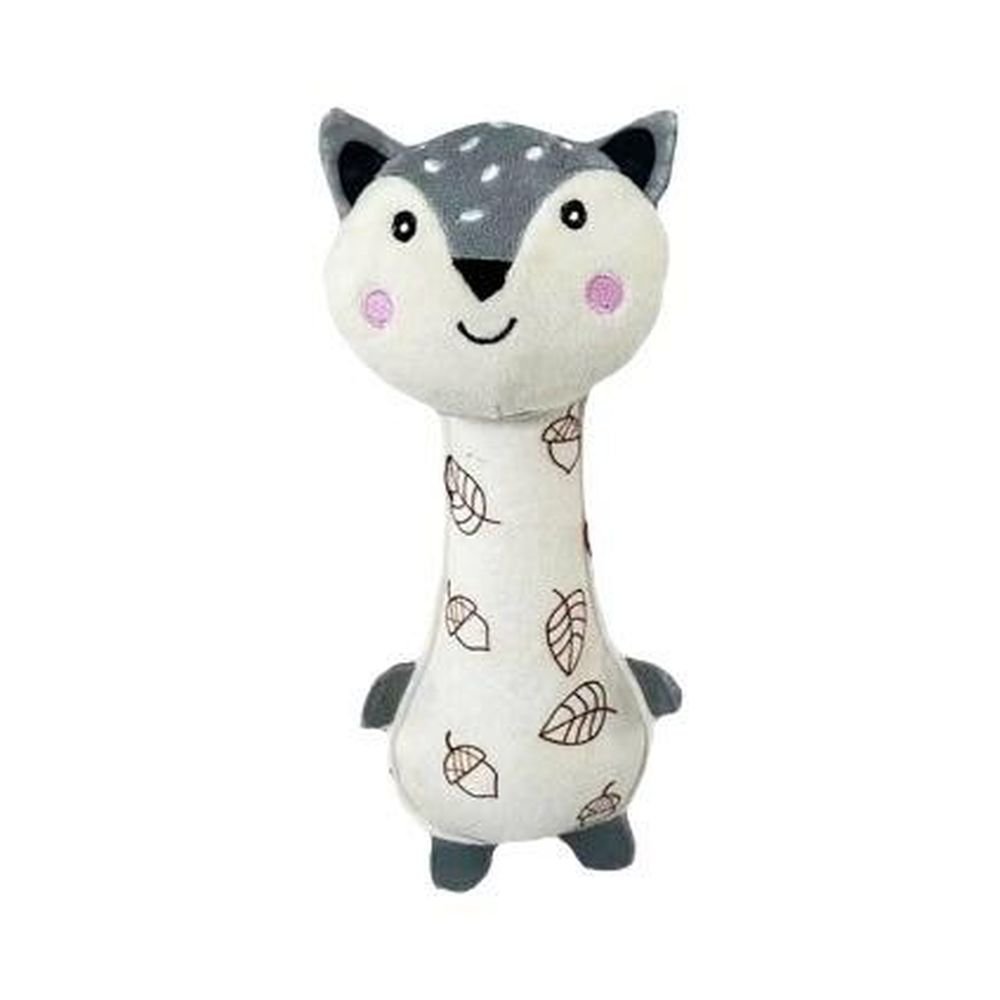 Zabawka z dźwiękiem lisek szary 17cm