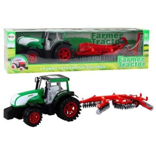 Traktor ciągnik z przyczepą