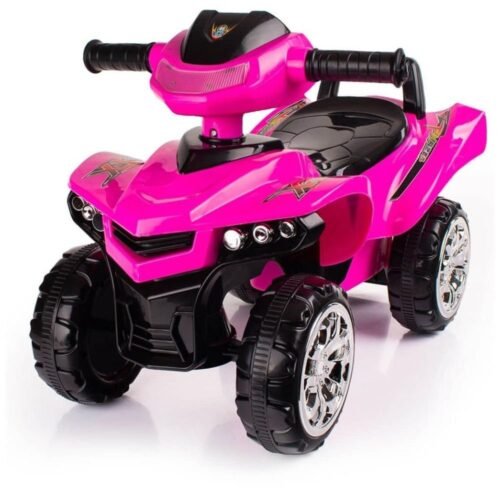 Jeździk quad dziecięcy z dźwiękiem różowy