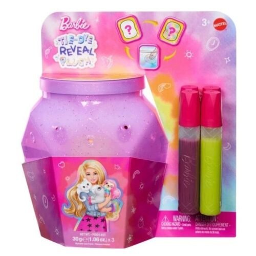 Barbie Tie-Dye. Pluszak do malowania Kotek HWD31