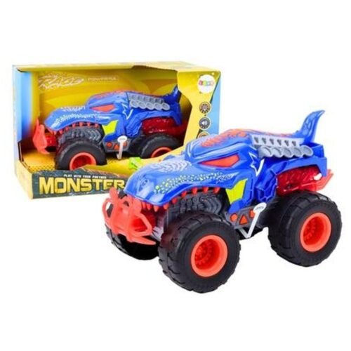 Auto terenowe dinozaur Velociraptor swiatła dźwięk