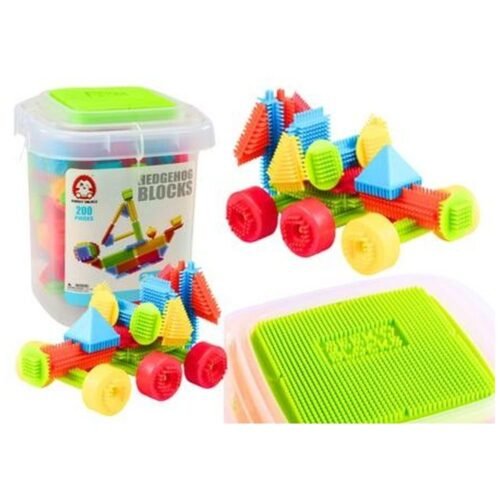 Zestaw klocków w pudełku 200el wielokolorowe