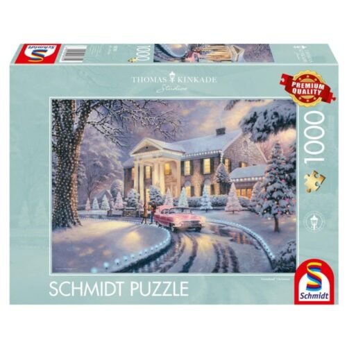 Puzzle PQ 1000 THOMAS KINKADE Graceland zimą G3